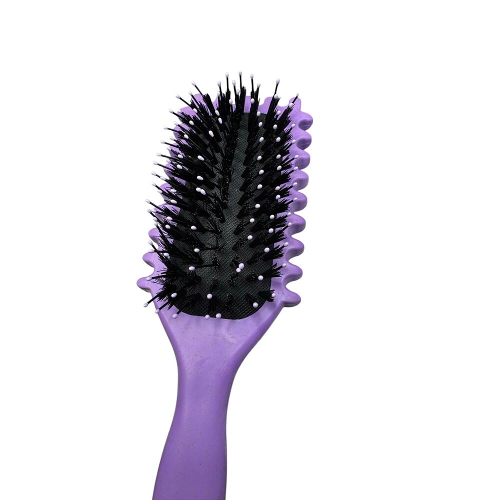 NWT Mimi Rizados Purple Hairbrush- DAMAGED PACKAGE Brush Brand New